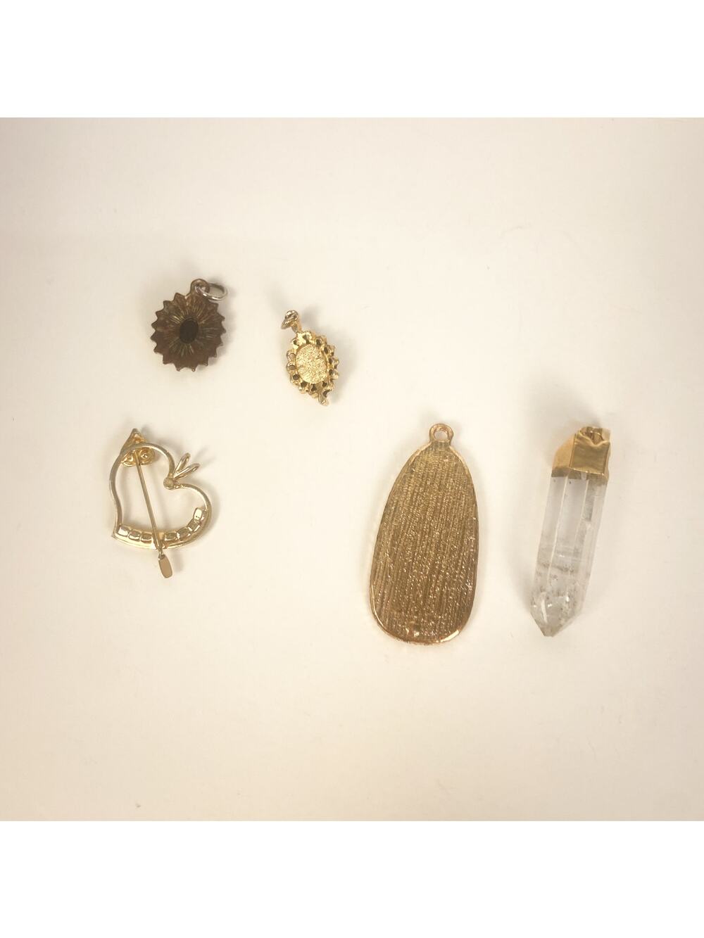 Vintage Pendant Lot 5 Charms